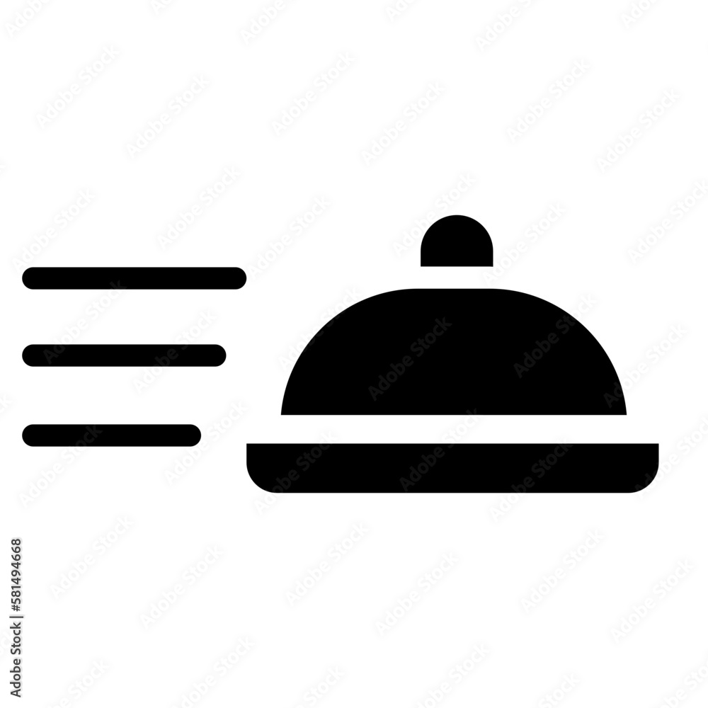 Food Delivery Glyph Icon Free Food Delivery Glyph Icon Free