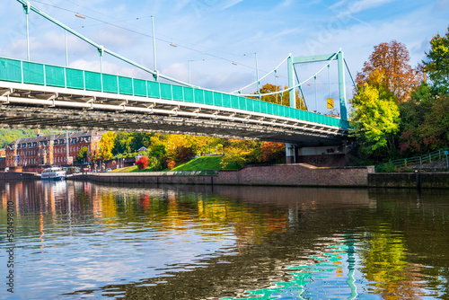 Brücke über die Saar in Mettlach