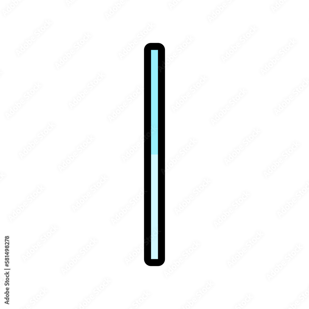 glass stirring rod chemical glassware lab color icon vector illustration glass stirring rod chemical glassware lab color icon vector illustration