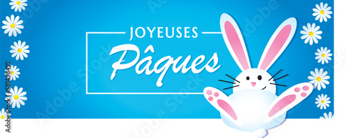 JOYEUSES PAQUES LAPIN 1