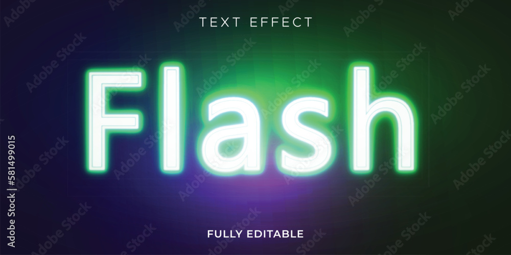 Flash 3d text effect design template Flash 3d text effect design template