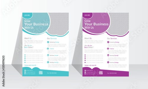 Modern Business flyer design and clean business flyer  templates
