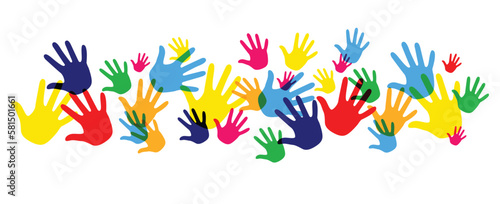 sfondo, mani, accoglienza, comunità