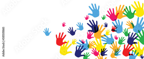 sfondo, mani, accoglienza, comunità