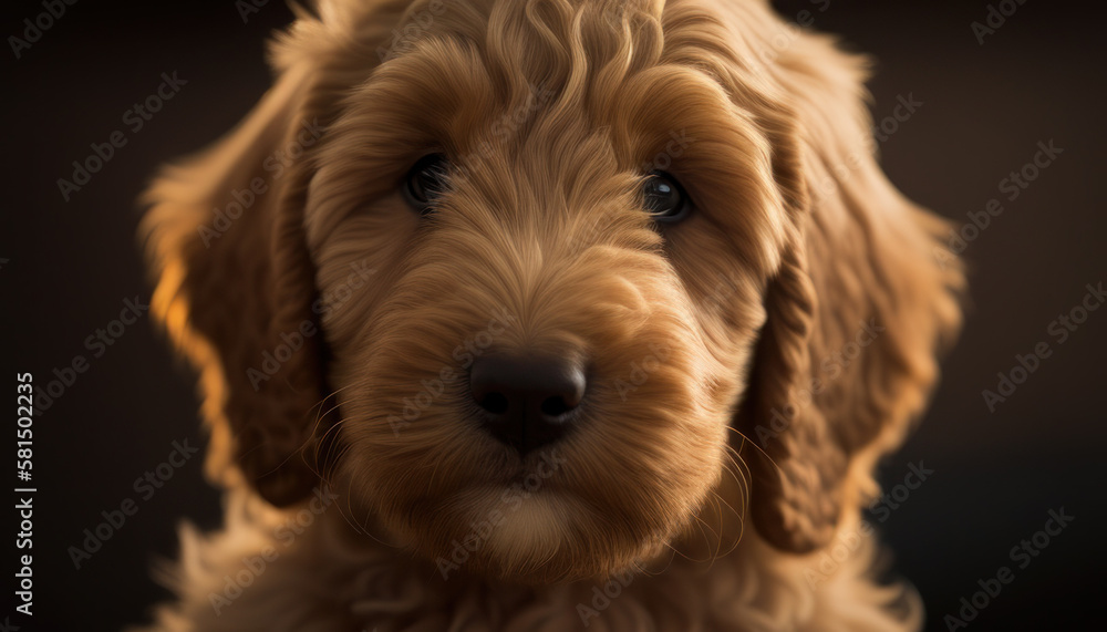 Fototapeta premium Labradoodle Generate Ai