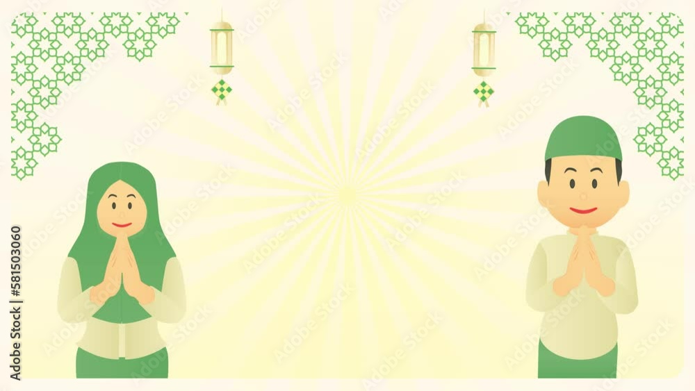 Greeting Selamat Hari Raya Idul Fitri Illustration, Eid Mubarak, Eid Theme, The Blessed Month, Video Motion, Motion Graphic Greeting Selamat Hari Raya Idul Fitri Illustration, Eid Mubarak, Eid Theme, The Blessed Month, Video Motion, Motion Graphic