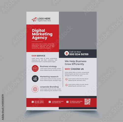 Corporate Business Flyer Design Template