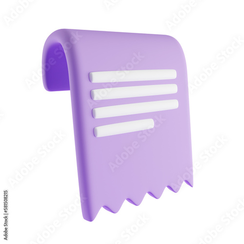 bill 3D icon