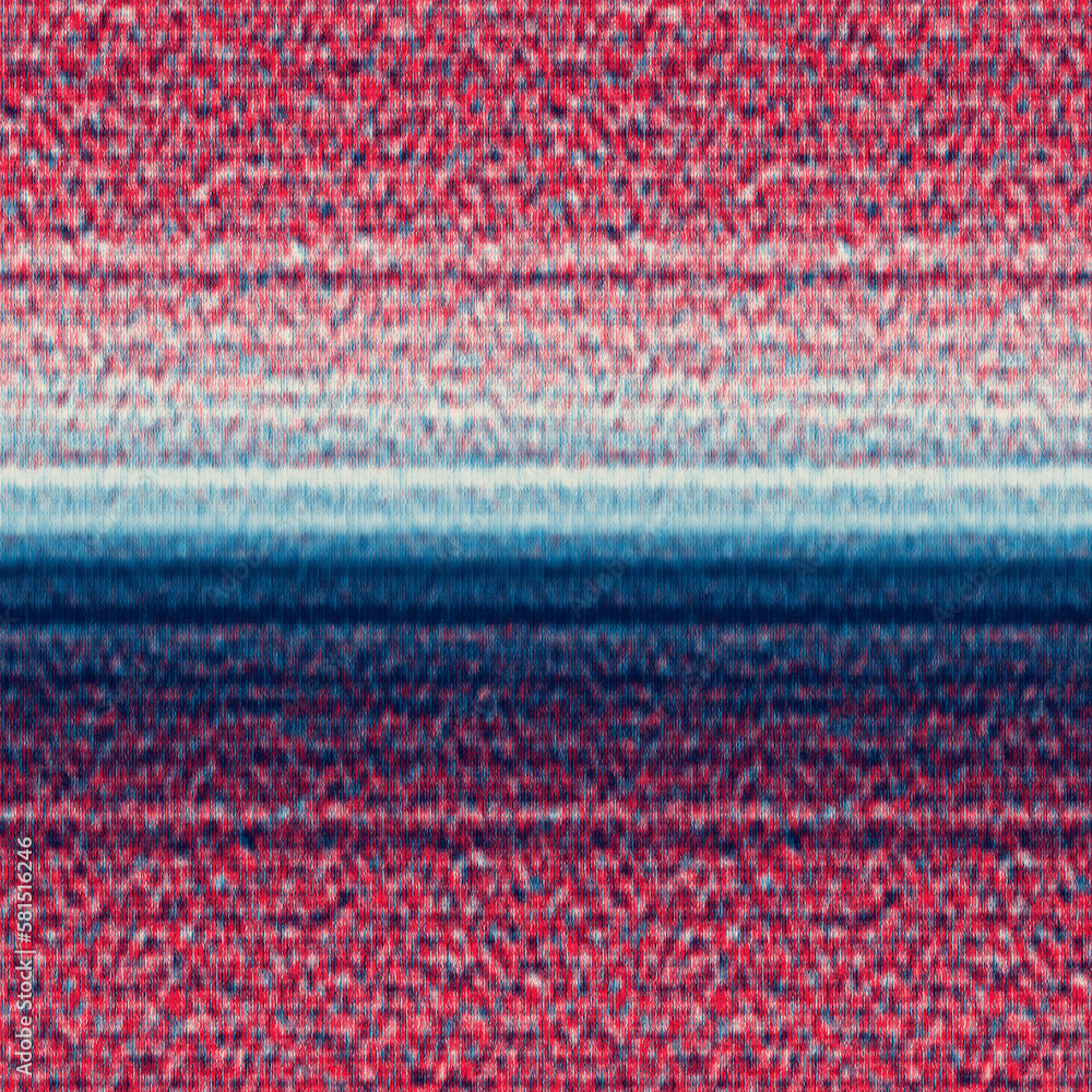 Multicolor Glitched Textured Striped Pattern