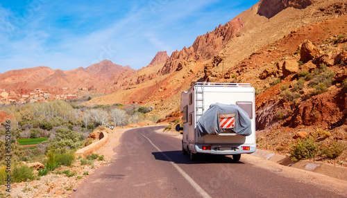 Adventure road trip in Morocco with motor home