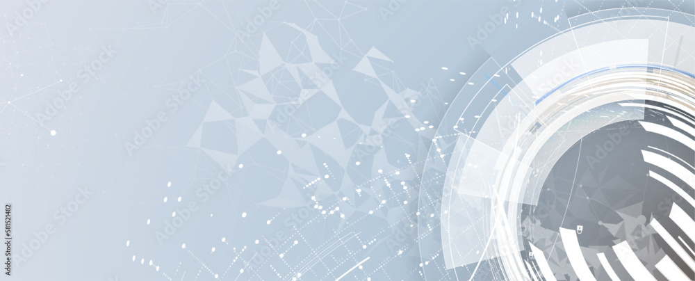 Obraz premium Quantum processing. Deep learning artificial intelligence. Future new technology for business or science presentation