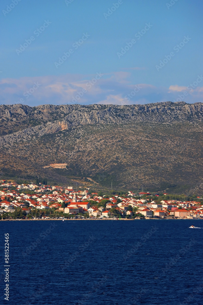 Small picturesque town Orenic on peljesac peninsula, Croatia.