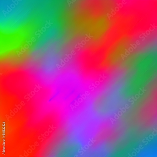 Abstract Neon Background  Generative AI 