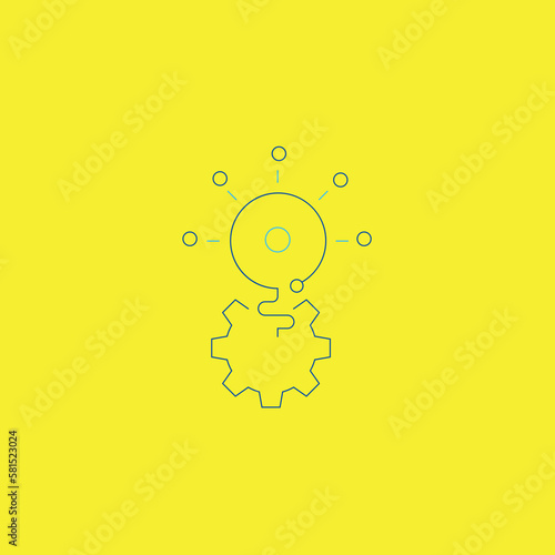 Light bulb icon vector. light bulb, creativity, ideas, inspiration symbol vector graphic