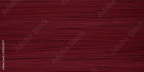 Uniform mahogany wood texture with horizontal veins. Vector red wood background. Lining boards wall. Dried planks. Painted wood. Swatch for laminate 