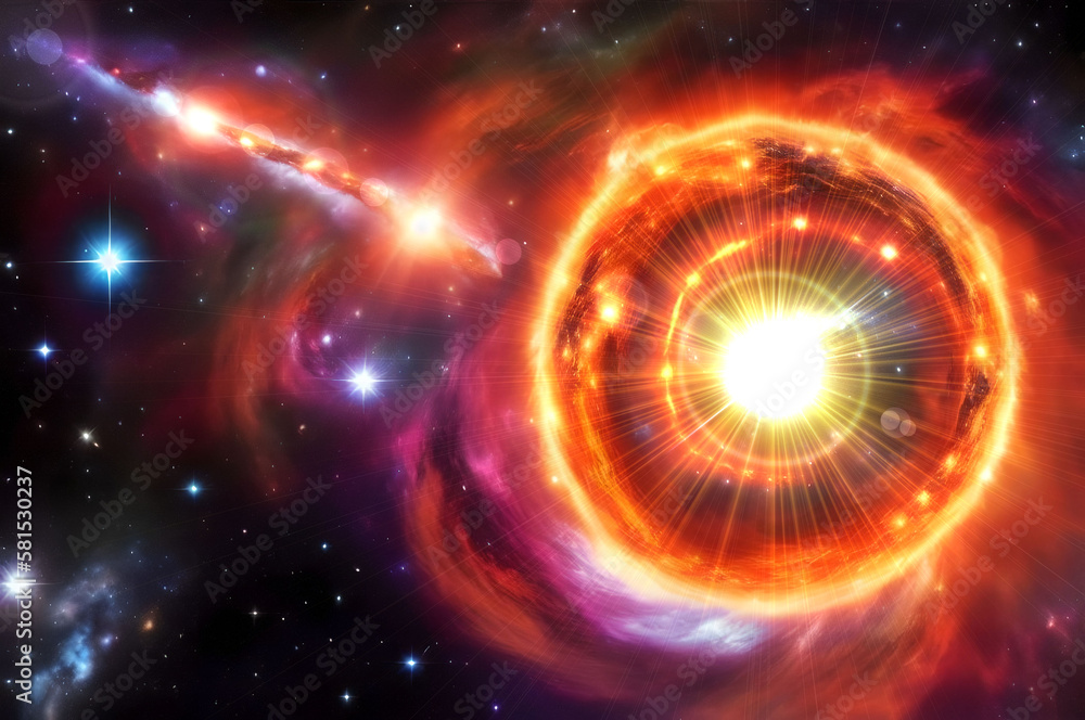 Obraz premium big universe explosion