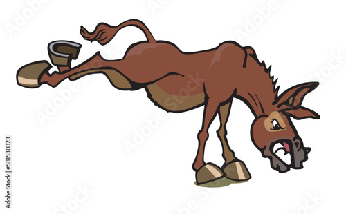 tied mule