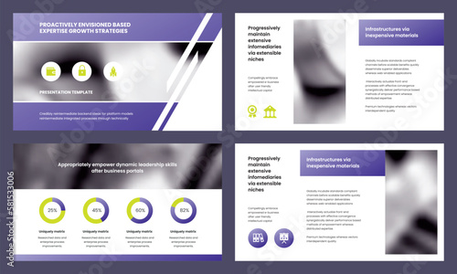 Powerpoint, google and keynote presentation slides template design.
