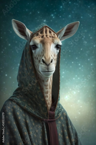 SARE Collection    Photo realistic illustrations    Animal Kingdom    Sacred Reunion    Mystical Art    Majestic Animals    Cosmic Background