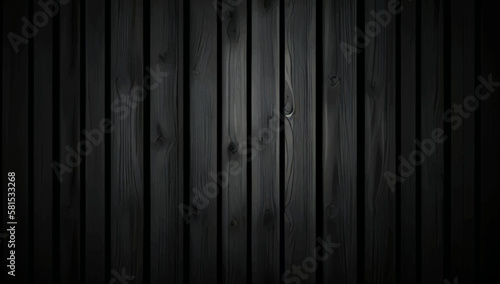 Black wooden panels. Vector texture. Vector background