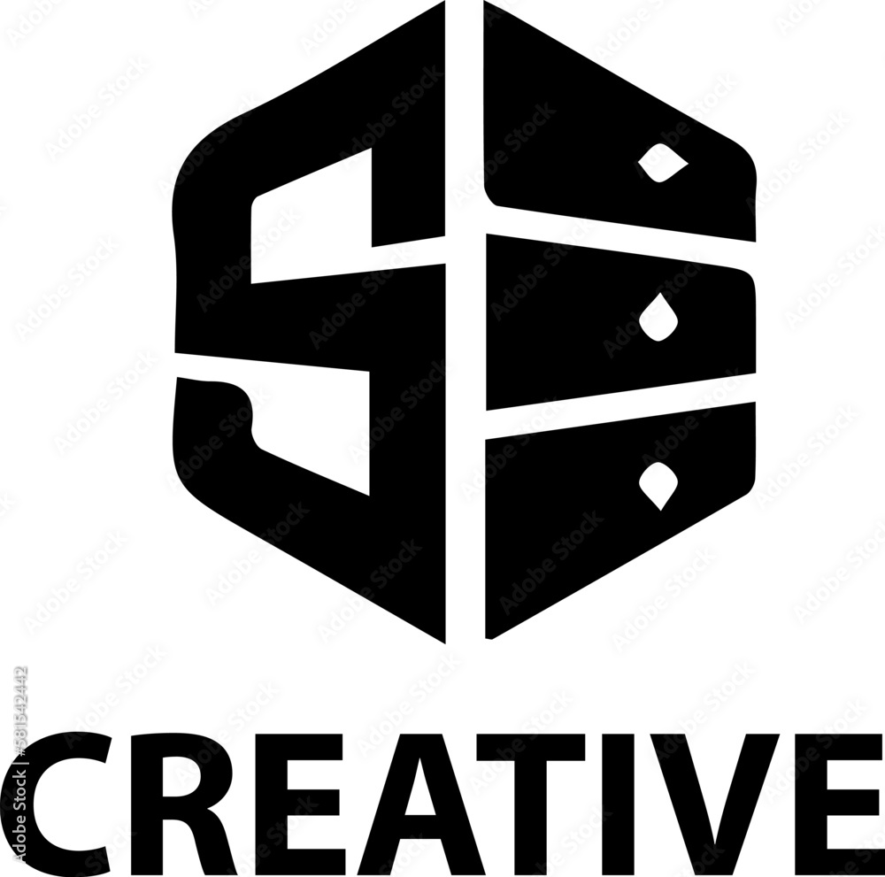 SB Icons, SB logo icon, Colorful Letter logo, Letter Logo Design, SB ...