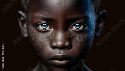 African Tribal Face Painting