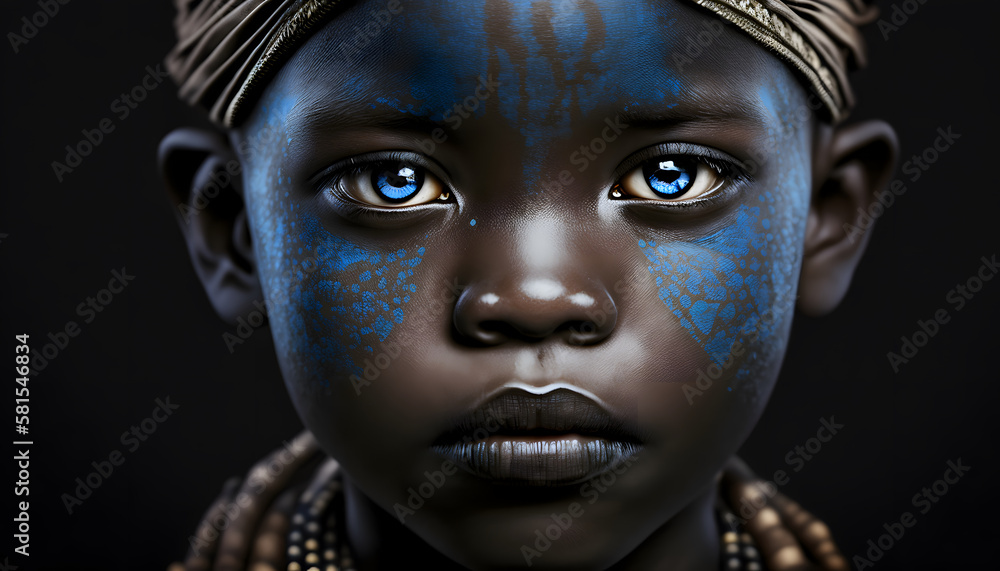 African Tribal Face Painting African Tribal Face Painting