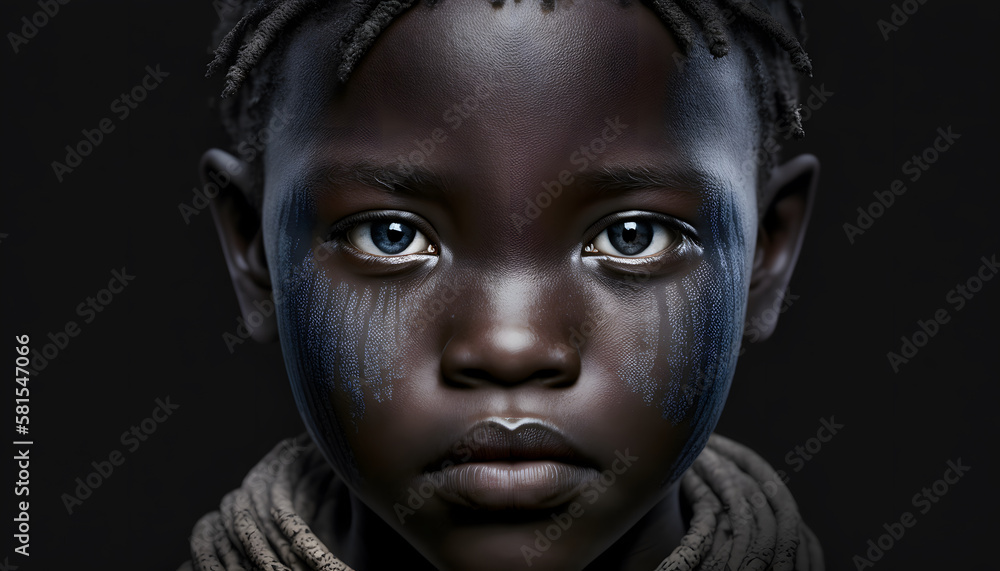 African Tribal Face Painting African Tribal Face Painting