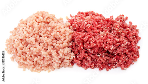 Chicken and pork minced meat.