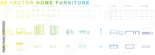 Vector - Home furniture (Full set)