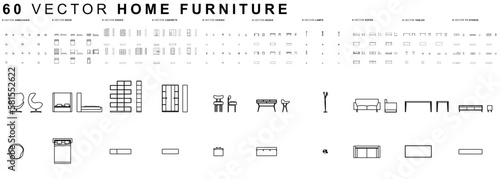Vector - Home furniture (Full set)