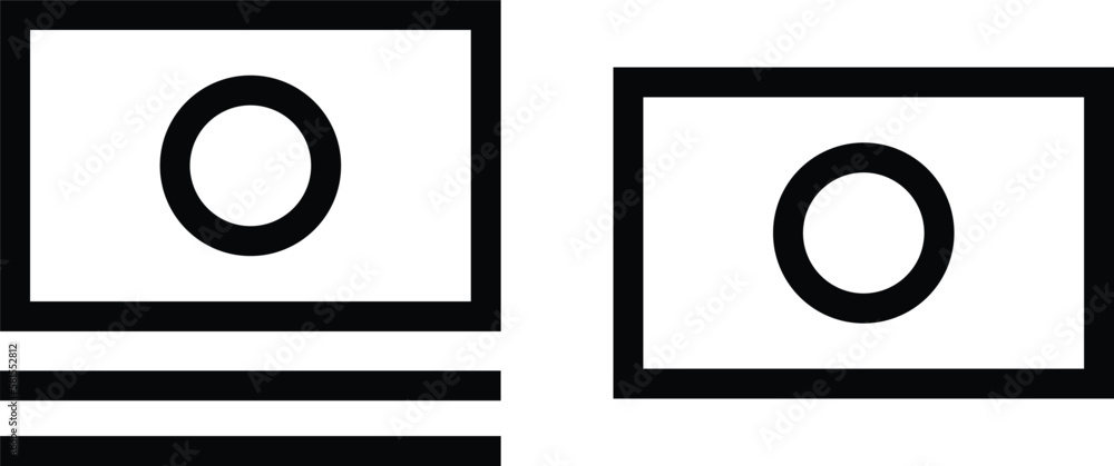 Money and payment icons set isolated on white background, vector Illustration Money and payment icons set isolated on white background, vector Illustration