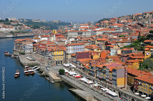 Portugal, the old historical houses in Porto