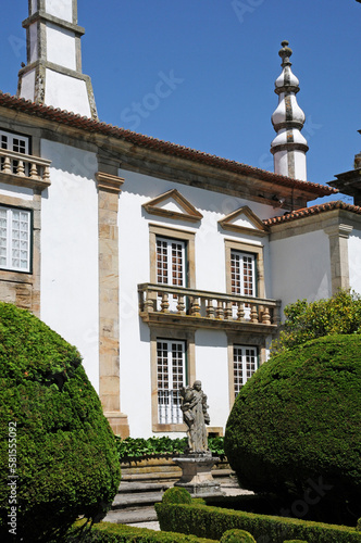 Vila Real, Portugal - july 3 2010 : the Mateus castle photo