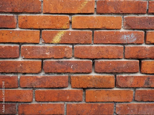 Obraz Ściana z czerwonej cegły