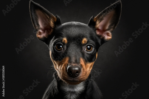 Capturing the Charm of Manchester Terrier Dogs: Studio Photoshoot