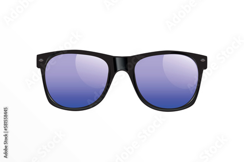 Classic Vintage Sunglasses Realistic Isolated Vector Illustration Classic Vintage Sunglasses Realistic Isolated Vector Illustration