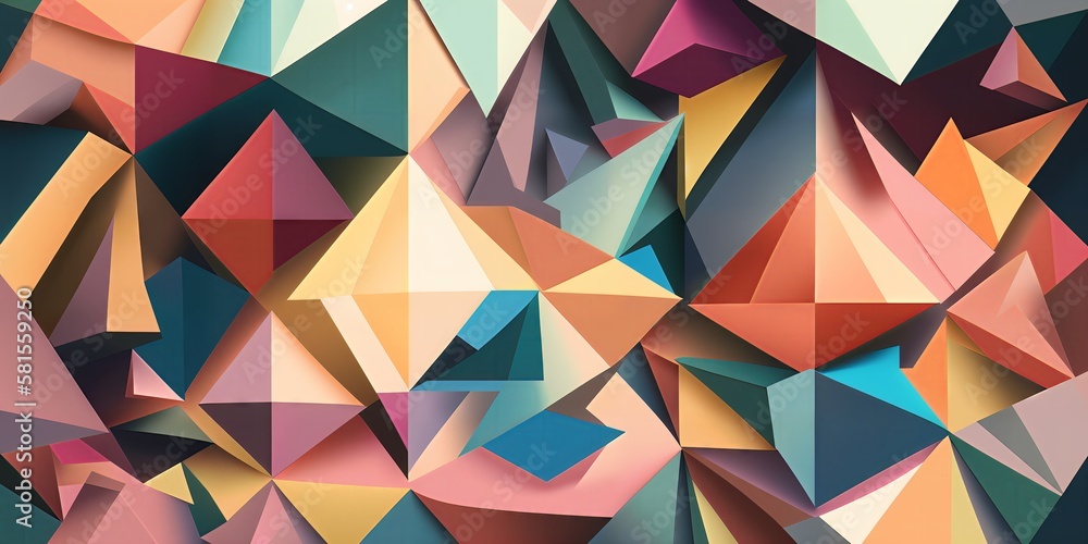 Geometric abstract wallpaper Geometric abstract wallpaper