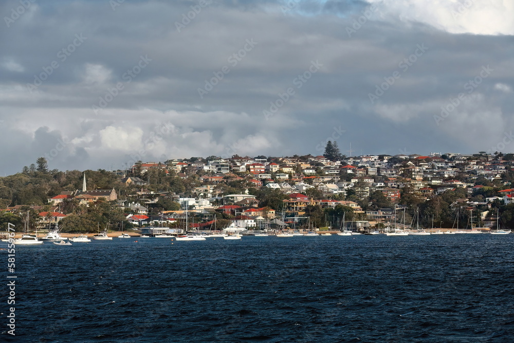 View of Watsons Bay on the South Head peninsula of Port Jackson-Sydney Harbour. NSW-Australia-548