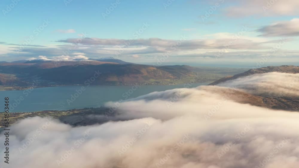 Nice Clouds moving over Cooley Mountains, Co Louth, Ireland Nice Clouds moving over Cooley Mountains, Co Louth, Ireland