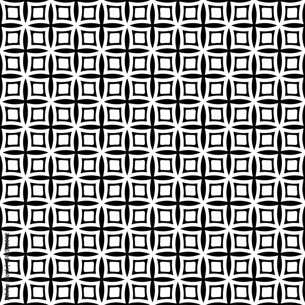Black and white seamless pattern texture. Greyscale ornamental graphic design. Mosaic ornaments. Pattern template. Vector illustration. EPS10. Black and white seamless pattern texture. Greyscale ornamental graphic design. Mosaic ornaments. Pattern template. Vector illustration. EPS10.