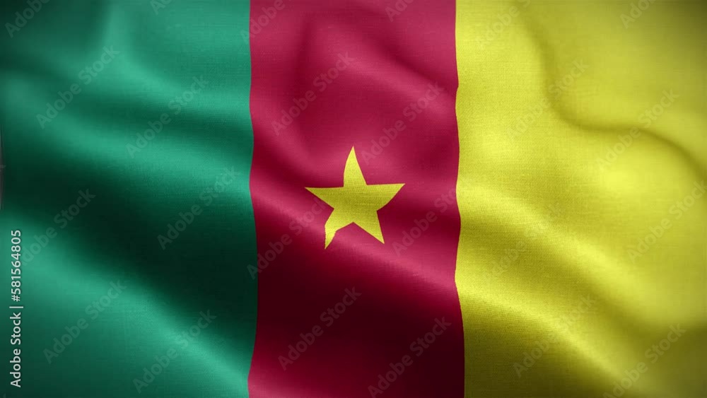 4K Textured Flag of Cameroon Animation Stock Video - Cameroonian Flag Waving in Loop - Highly Detailed Cameroon Flag Stock Video 4K Textured Flag of Cameroon Animation Stock Video - Cameroonian Flag Waving in Loop - Highly Detailed Cameroon Flag Stock Video