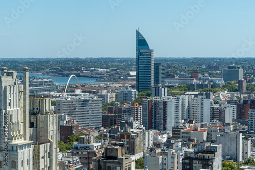 Montevideo, Uruguay urban skyline and cityscape photo