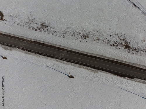 Ural village far away in the mountains of tsarist times