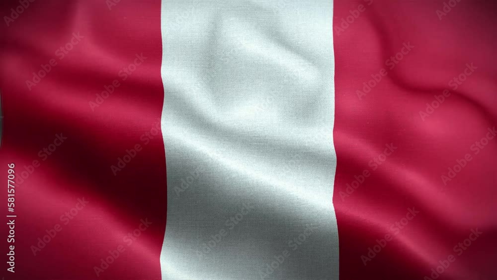 4K Textured Flag of Peru Animation Stock Video - Peruvian Flag Waving in Loop - Highly Detailed Peru Flag Stock Video 4K Textured Flag of Peru Animation Stock Video - Peruvian Flag Waving in Loop - Highly Detailed Peru Flag Stock Video