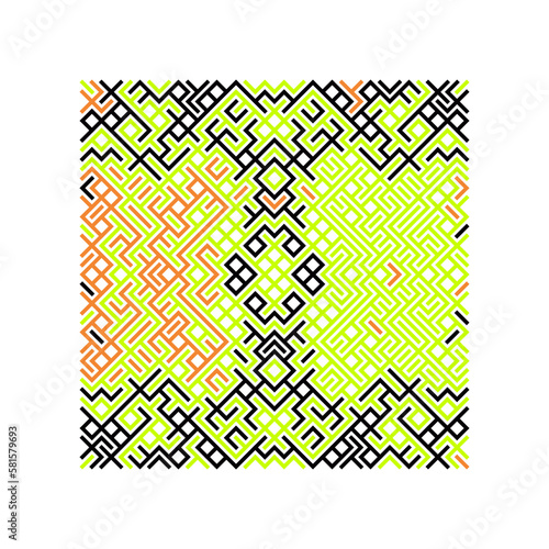 Asemic Glyph writing hieroglyph imitation abstract illustration