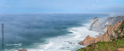 Cabo da roca ponto mais ocidental de portugal photo