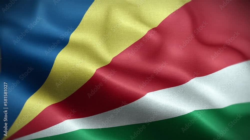 4K Textured Flag of Seychelles Animation Stock Video - Seychellois Flag Waving in Loop - Highly Detailed Seychelles Flag Stock Video 4K Textured Flag of Seychelles Animation Stock Video - Seychellois Flag Waving in Loop - Highly Detailed Seychelles Flag Stock Video
