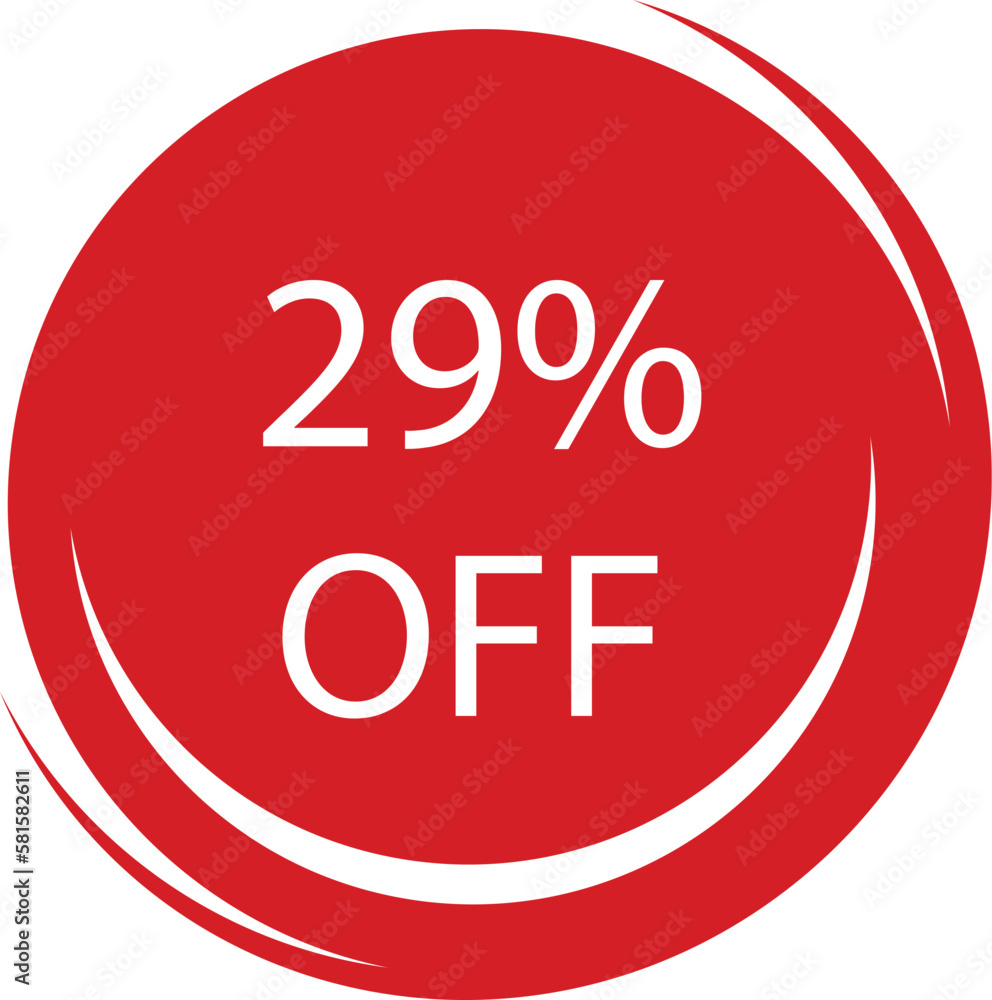 Up to % Off Special Offer Red Colored Sticker on White Background, Vector Illustration Up to % Off Special Offer Red Colored Sticker on White Background, Vector Illustration