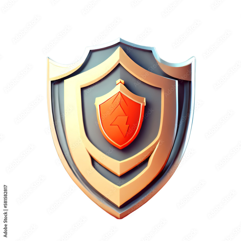 shield with ribbon shield with ribbon
